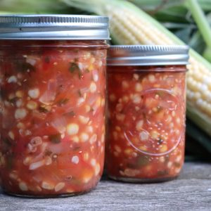 Salsa with White Dent Corn