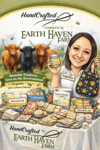 Handcrafted items by Tabitha from Earth Haven Farm