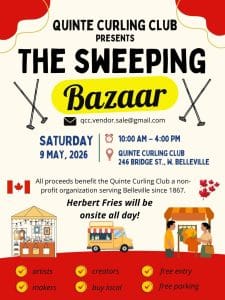 Sweeping Bazaar May 9 Quinte Curling Club